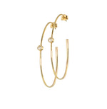 Aisha Diamond Hoops