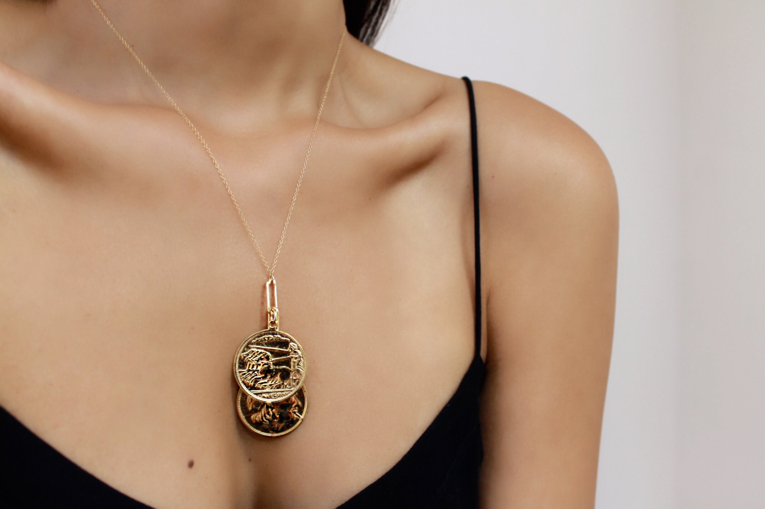 Alea Two Coin Necklace