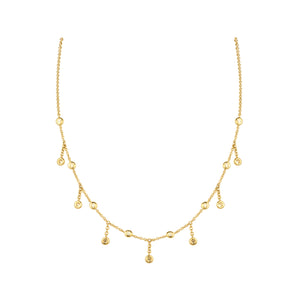 Crissa Diamond Drops Necklace
